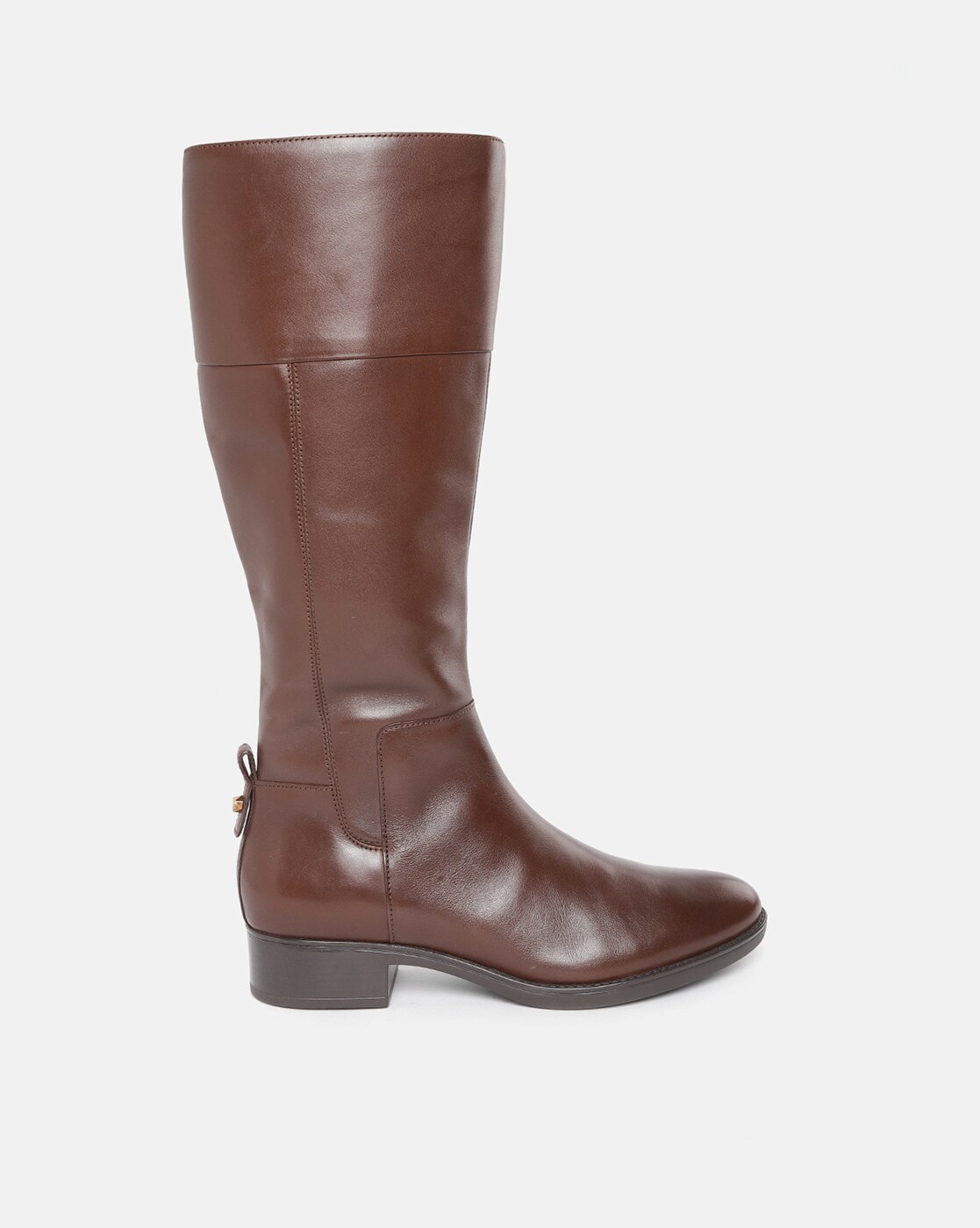 Buy Felicity Women Leather Long Boots | Brown Color | AJIO LUXE