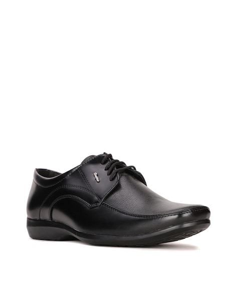 Black formal shoes bata sale