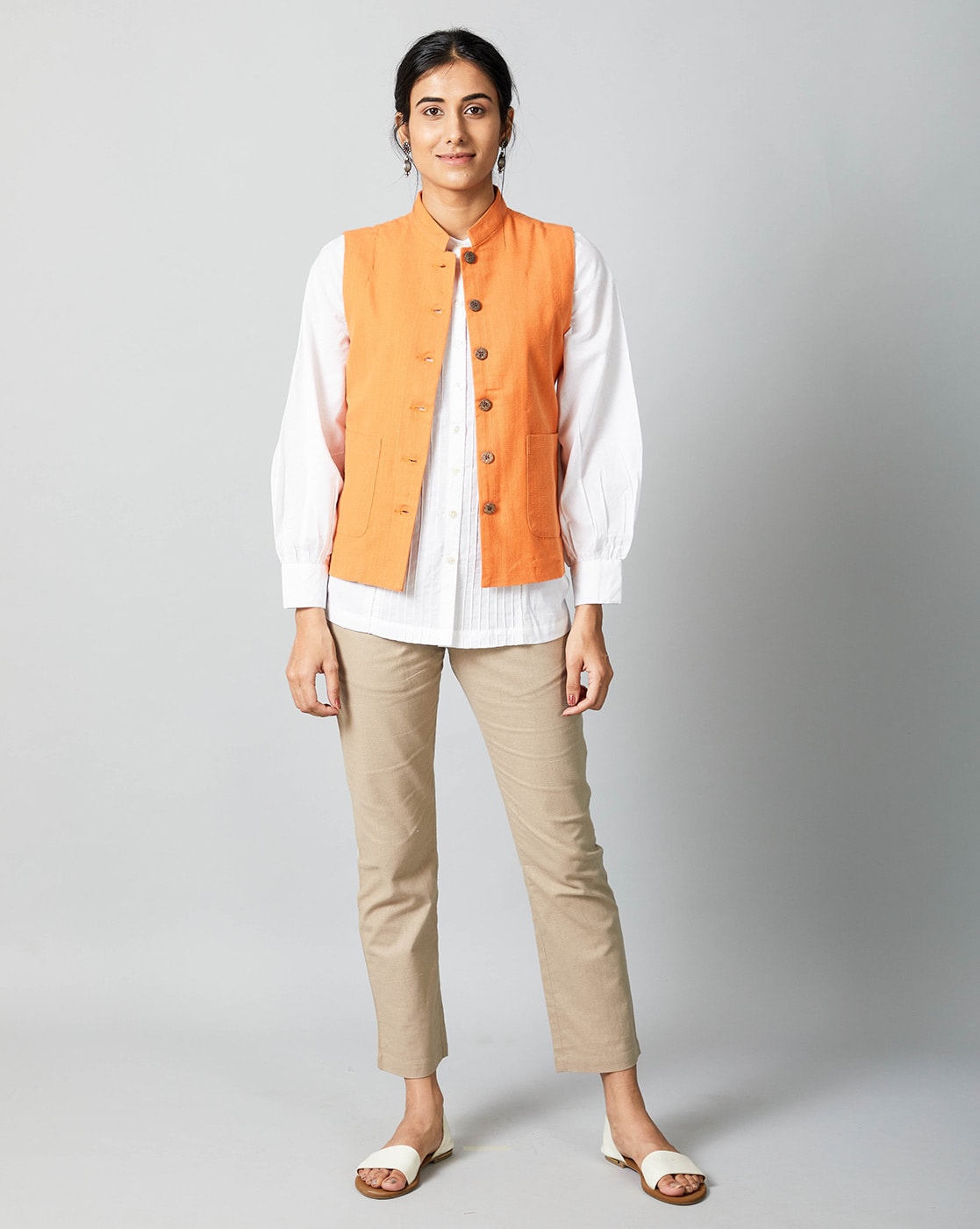 Cotton Silk Festival Wear Nehru Jacket In Maroon Colour - JK4352136