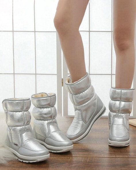 Metallic boots for on sale girls