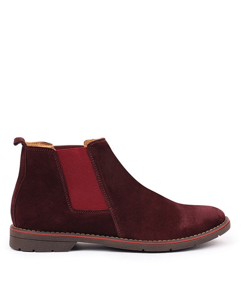 Mens cherry cheap red chelsea boots