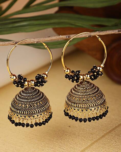Share more than 209 black colour earrings best