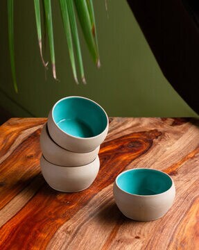 Buy Turquoise Blue Earthen Brown Serveware Drinkware for Home