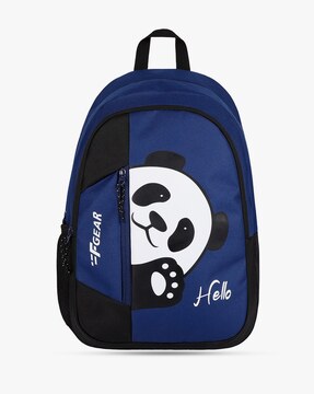 Panda Kids Backpack Navy