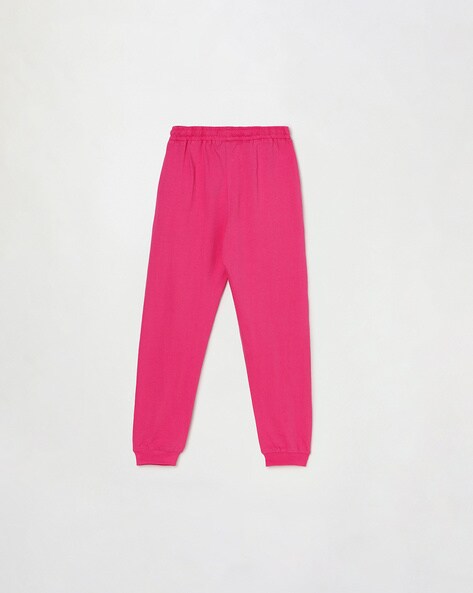 Buy Pink Track Pants for Girls by Fame Forever by Lifestyle Online