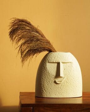 Cheerful Face Decorative Vases