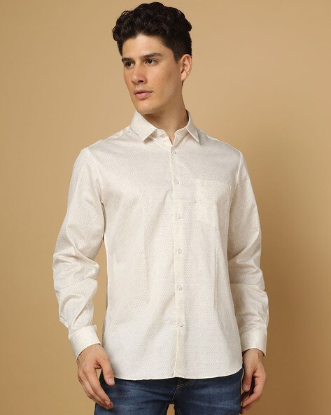 Indian terrain white hot sale linen shirts