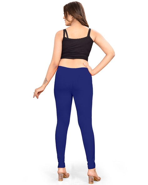 63% OFF on Gee & Bee Maroon,royal Blue,deep Blue Color Cotton , 2 Way  Stretch Leggings on Snapdeal | PaisaWapas.com