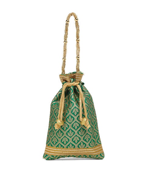 Buy Yellow Potli Bag for Women Online from India's Luxury Designers 2024