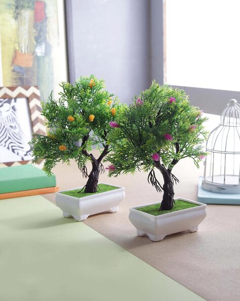 Mini bonsai artificiel en pot h 18,5 cm