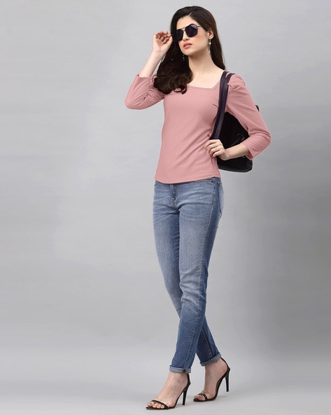 Buy Pink Tops for Women by SELVIA Online