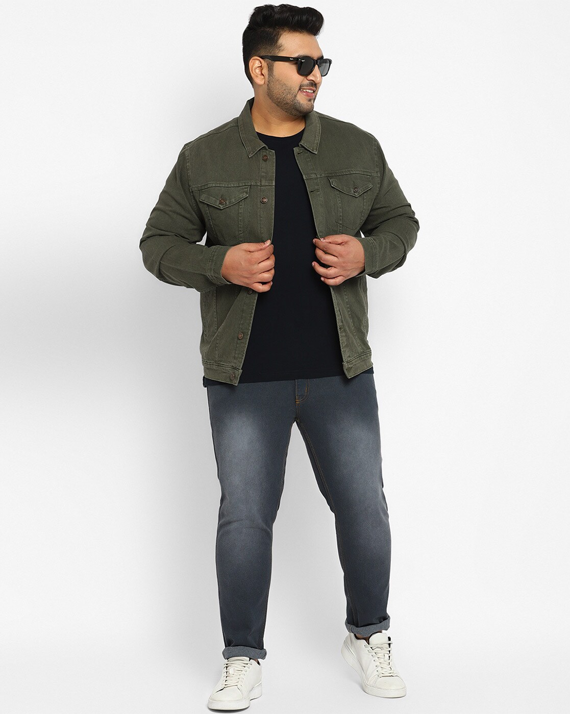 Denim Jackets Full Sleeves - Happy Turtle Style
