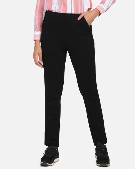 Buy Black Trousers  Pants for Women by W Online  Ajiocom