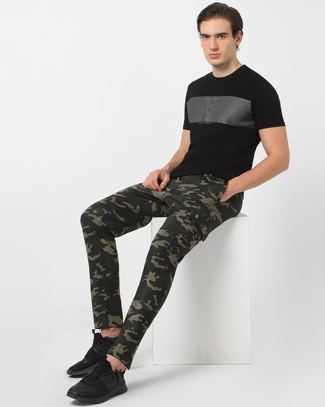 Men's Camo Cargo Pants Casual Outdoor Stretch Tapered Pant Hip Hop  Streetwear Pockets Camouflage Cargo Trousers Fashion Hippie Regular Fit  Fall Winter Outdoor Casual Long Pants - Walmart.com