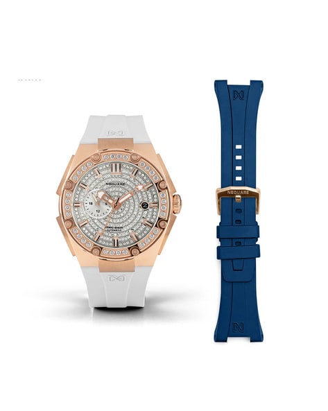 Braun Unisex BN0281 Analogue Interchangeable Watch Set - White Dial an –  Braun Clocks - US