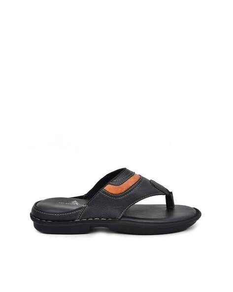 Buy Black Flip Flop Slippers for Men by APPELON SHOES Online