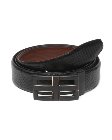 Buy BLACK Belts for Men by TEAKWOOD LEATHERS Online