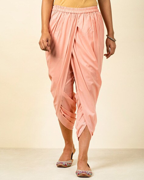 Dhoti Pants with Elasticated Waist Price in India