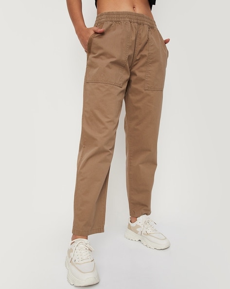 Buy Navy Blue Trousers & Pants for Men by AJIO Online | Ajio.com