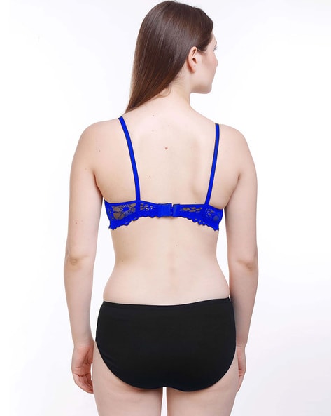 Buy Blue & Black Lingerie Sets for Women by BEACH CURVE Online