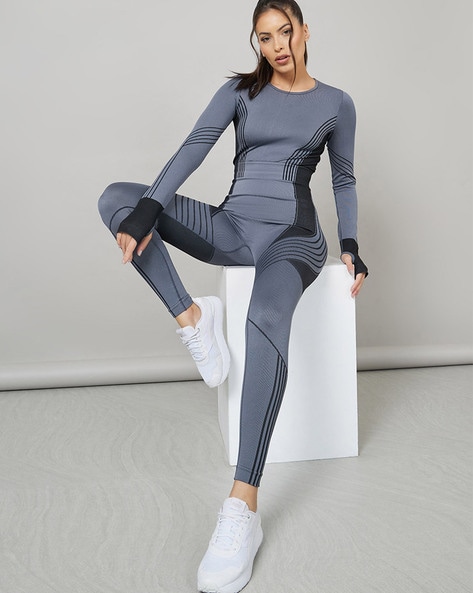 Buy Grey Fusion Wear Sets for Women by Styli Online