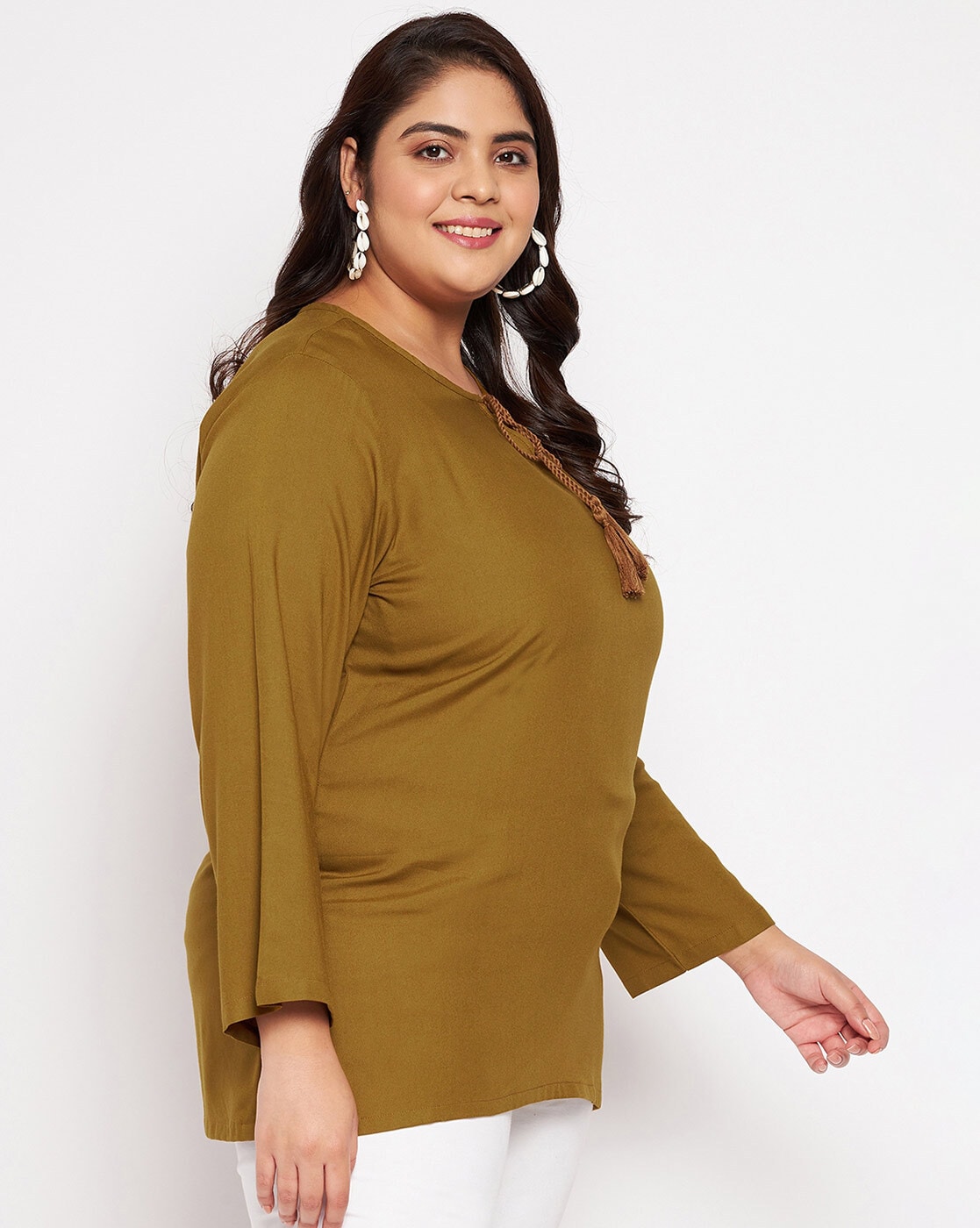 Buy Alexvyan Brown Plus Size (XL) Footed Length (32 to 40 Waist