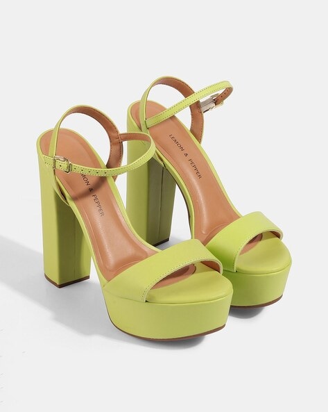 Sandals Summer High Heel Women Lemon Yellow Heels Shoes Fashion Brand  Crystal Fashion1 From Forlute, $57.89 | DHgate.Com