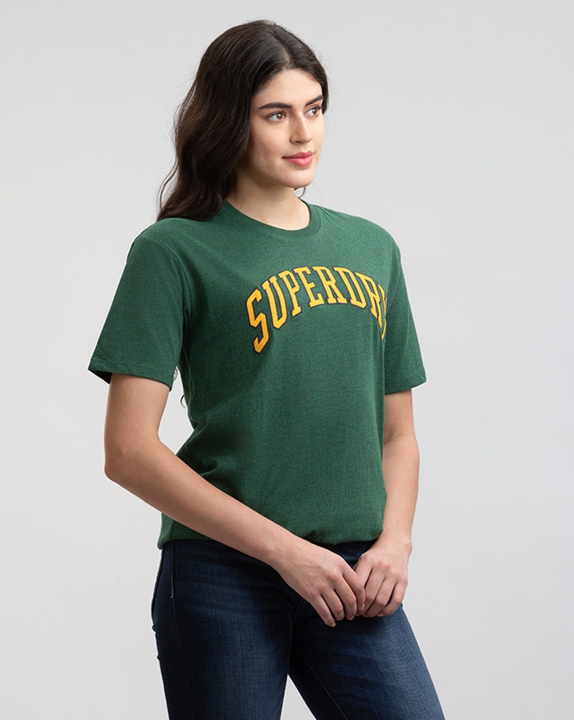 Superdry green t shirt hotsell