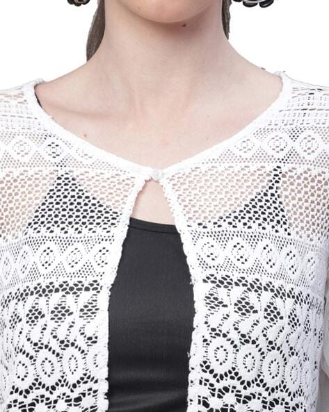 White hot sale shrug online