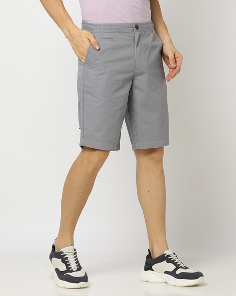 Flat-Front City Shorts