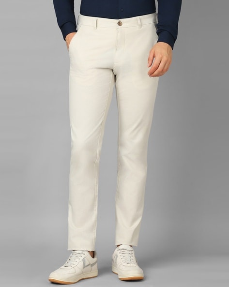 Tailored Cream Slim Pants for Men – Cutton Garments