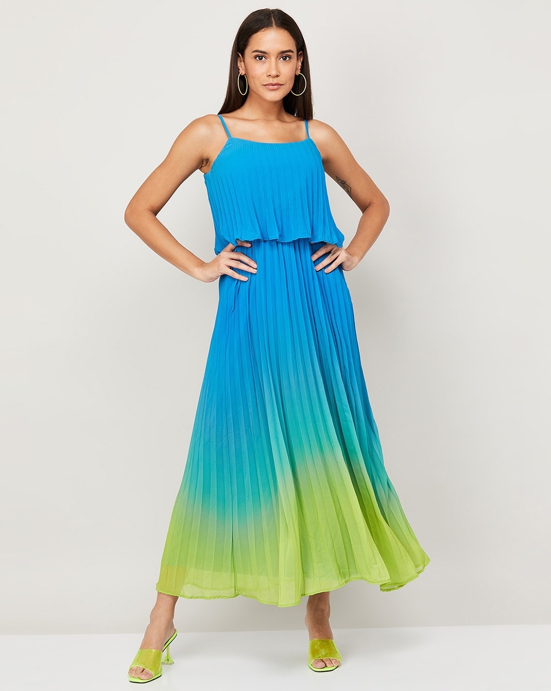 Ombre dye dress sale