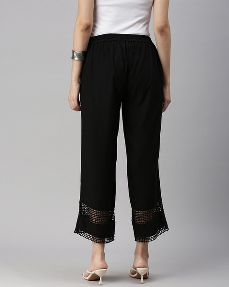 Buy Black Pants for Women by De Moza Online