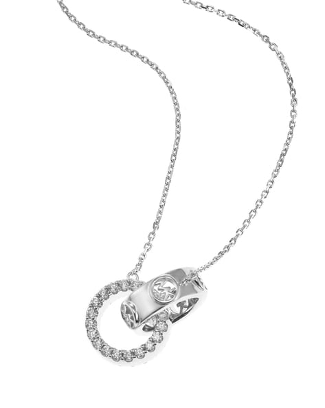 Buy Michael Kors Premium Silver Necklace - MKC1554AN040 | Silver