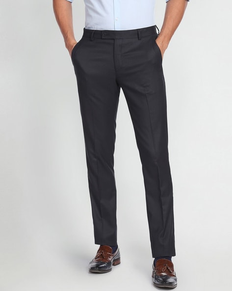 Arrow Newyork Slim Fit Men Grey Trousers - Buy Arrow Newyork Slim Fit Men  Grey Trousers Online at Best Prices in India | Flipkart.com