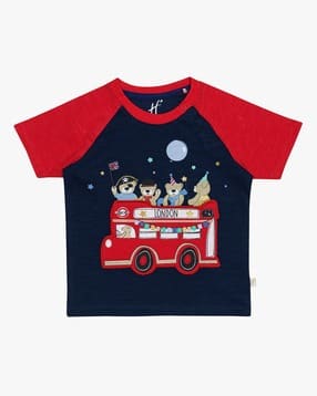 h by hamleys Embroidered Round-Neck T-Shirt-picture-13