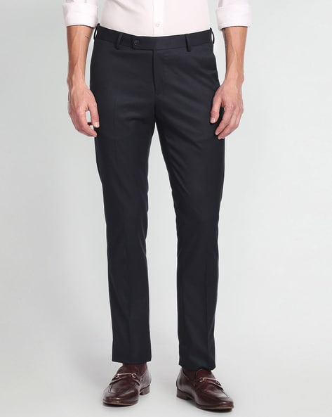 Tapered Turn Up Hem Tailored Trouser | boohoo