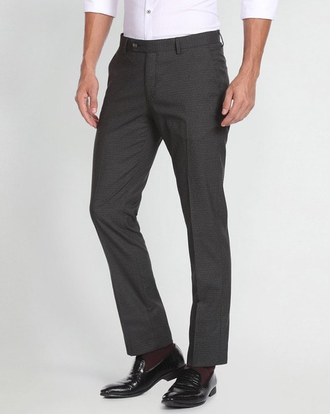 Buy Women's Solid Tailored Trousers Online | Centrepoint Oman