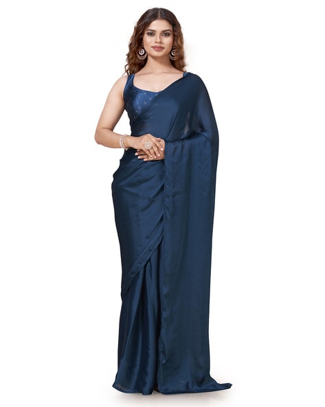 Buy Blue Sarees for Women by TIKHI IMLI Online