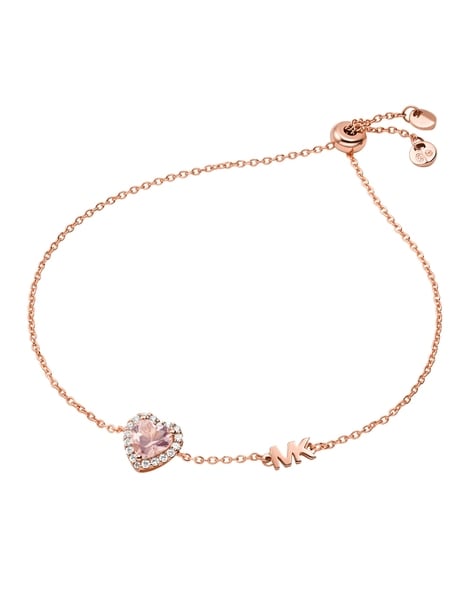 Buy Michael Kors Rose GoldPlated Link Bracelet  Rose GoldToned Color  Women  AJIO LUXE