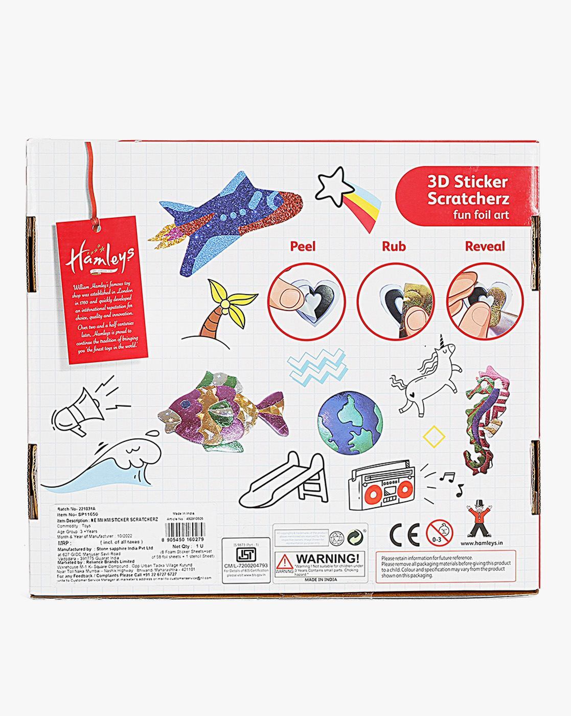 Hamleys Sticker Scratcherz - Sticker Scratcherz . shop for Hamleys products  in India. Toys for 3 - 12 Years Kids.