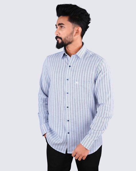 Buy Blue Shirts For Men In India Online - French Crown