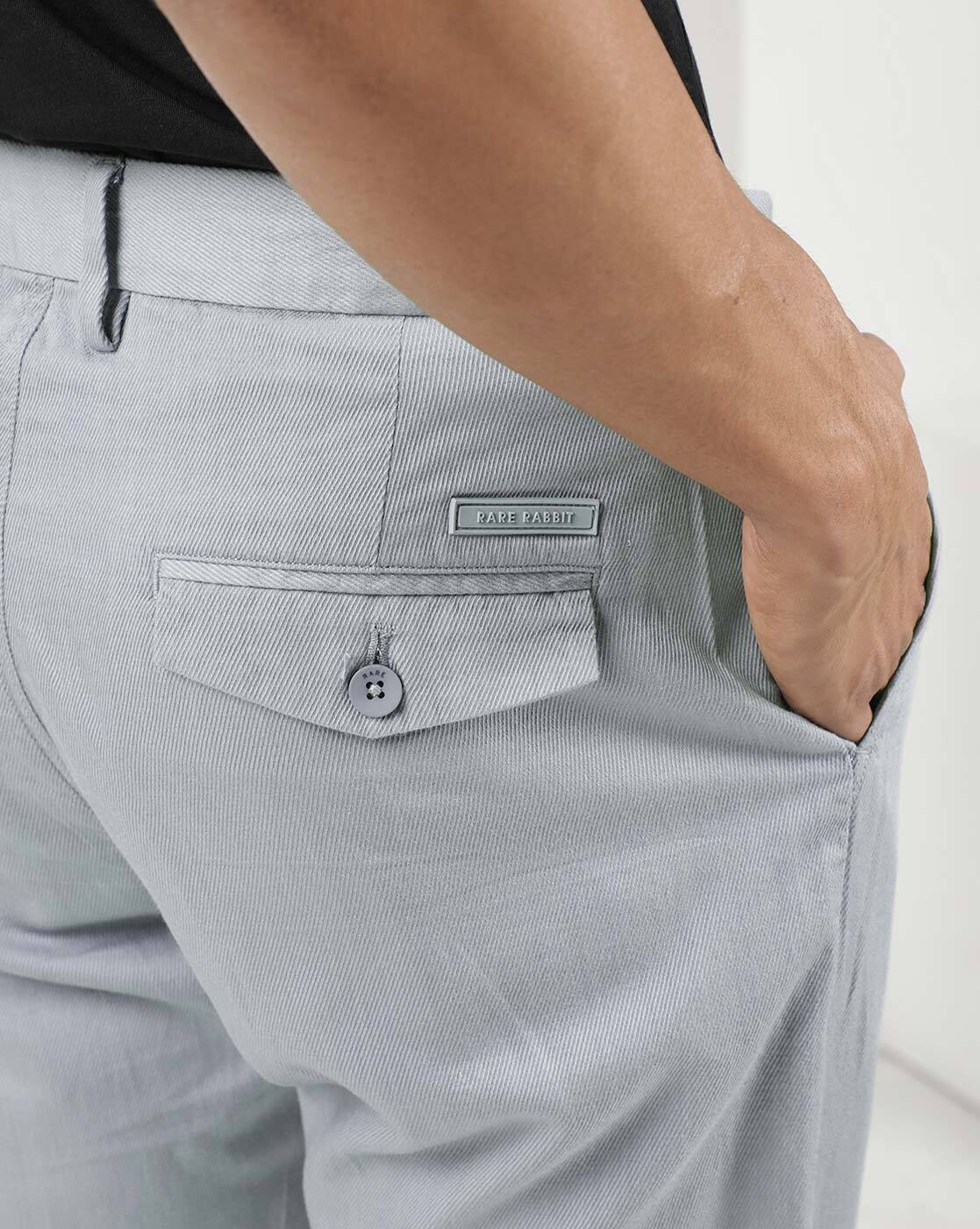 Buy RARE RABBIT Men's Regular Fit Rolox 5 Solid Denim Pants (Tan, 34) at  Amazon.in