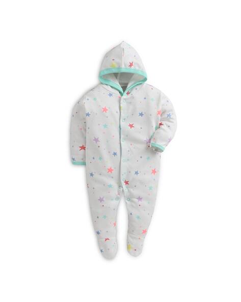 Printed Crew-Neck Bodysuit