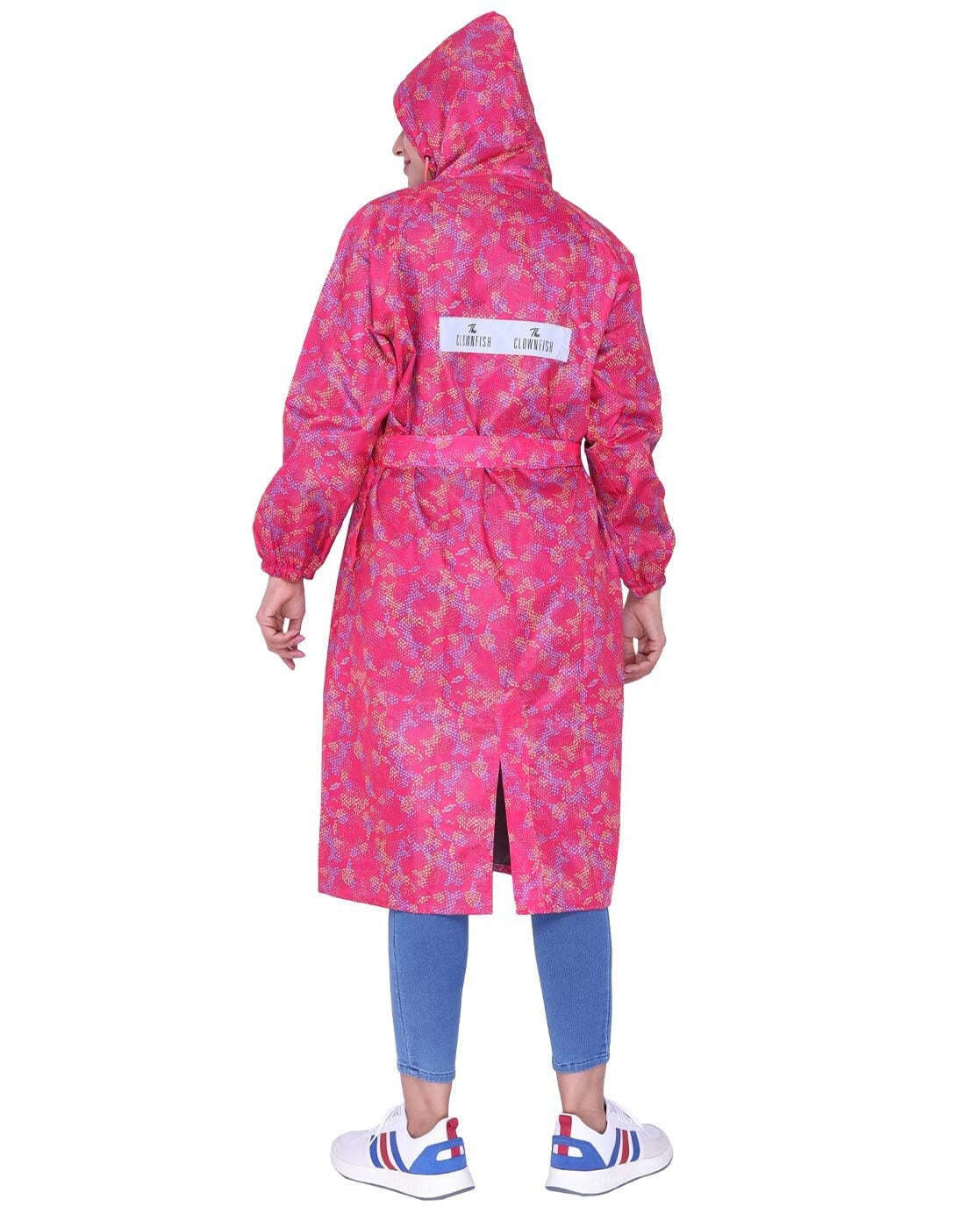 The Clownfish Avalon Series Waterproof PVC Transparent Self Design Pullover  Long Coat for Women at Rs 599 in Mumbai