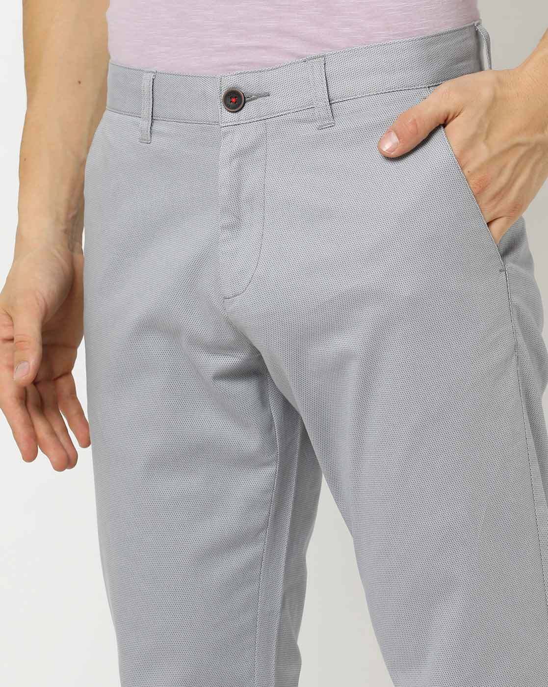 Buy Grey Trousers & Pants for Men by NETPLAY Online