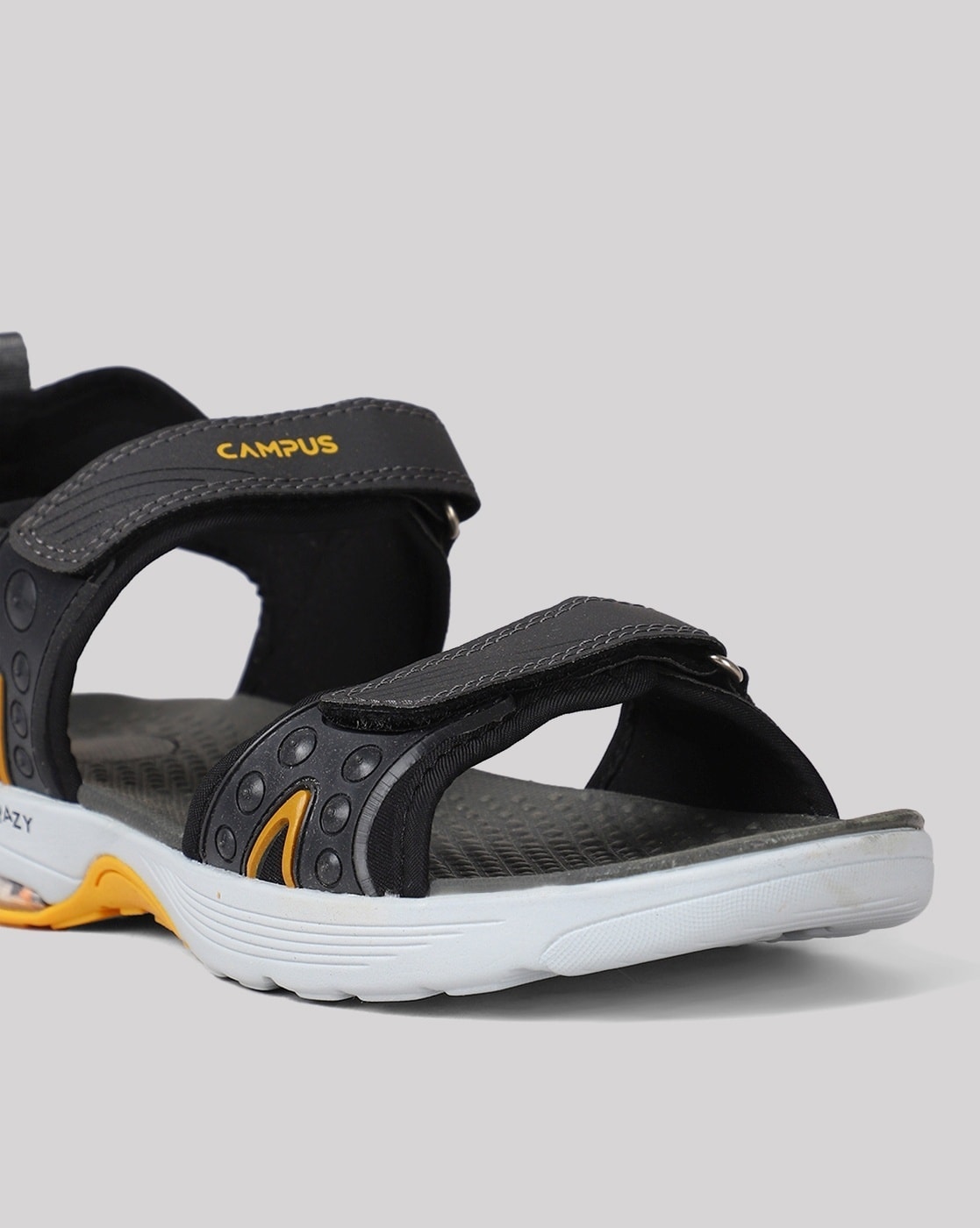 Buy Blue & Black Sandals for Men by CAMPUS Online | Ajio.com