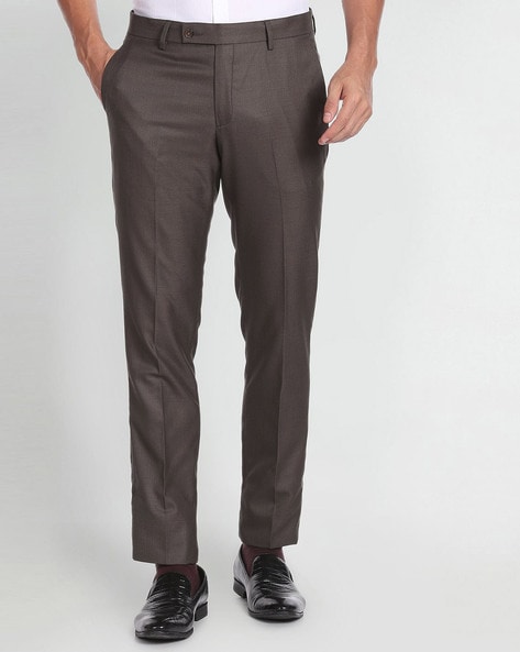 Buy Men's Arrow Light Grey Tailored Fit Formal Trousers Online |  Centrepoint UAE