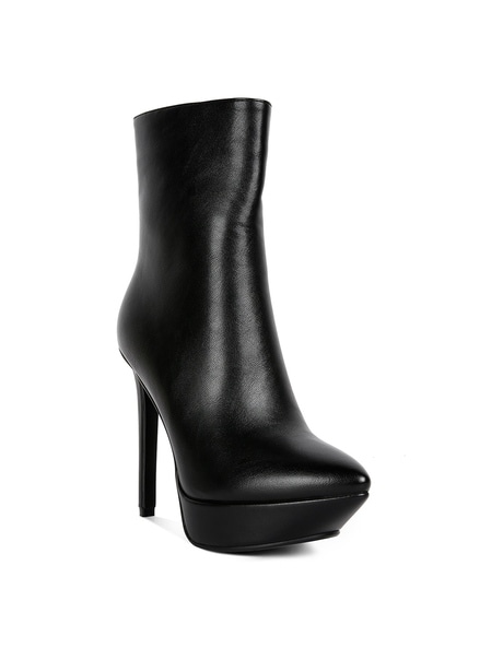 NET-A-PORTER.COM - Gianvito Rossi Pointed leather ankle boots | Heels, Boots,  Fashion shoes