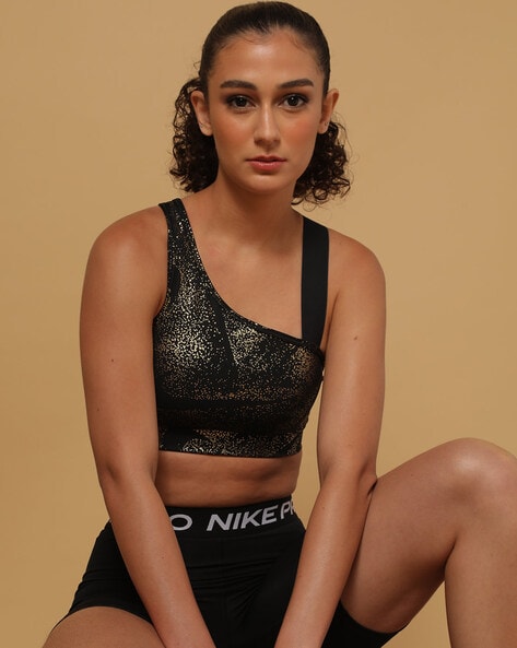 Nike Logo Print Sports Bra